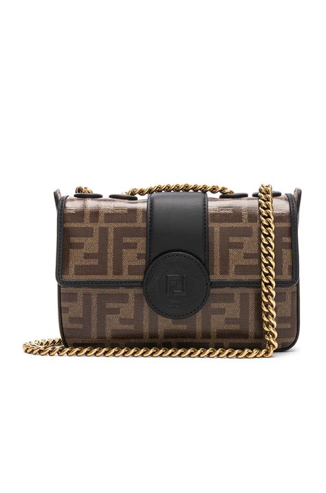 fendi mini logo print double f